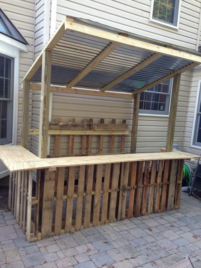 Pallet Outdoor Bar