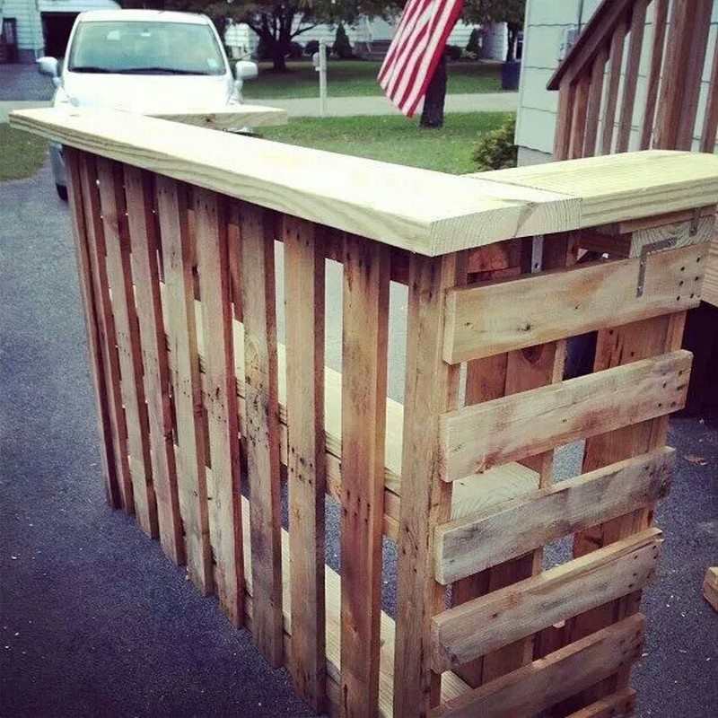 Pallet Outdoor Bar