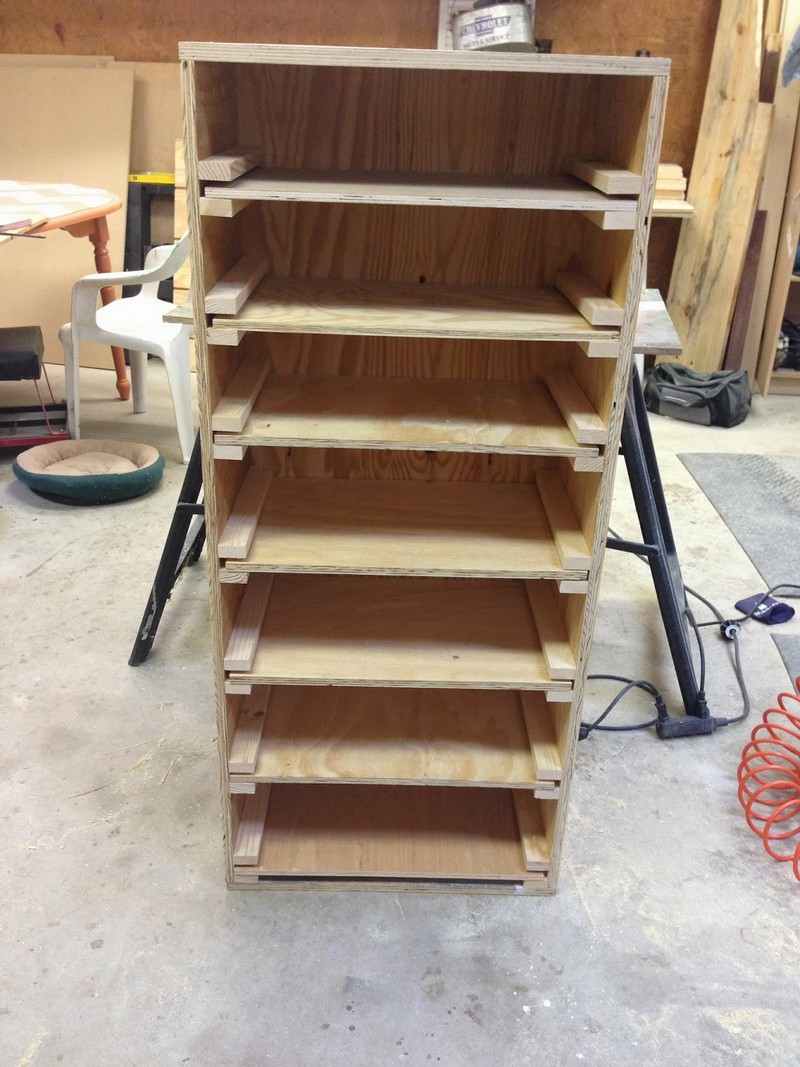 DIY Paint Storage Cabinet