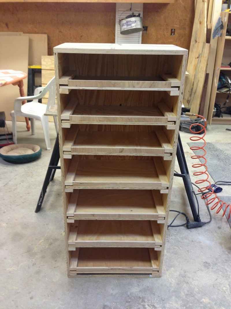 DIY Paint Storage Cabinet