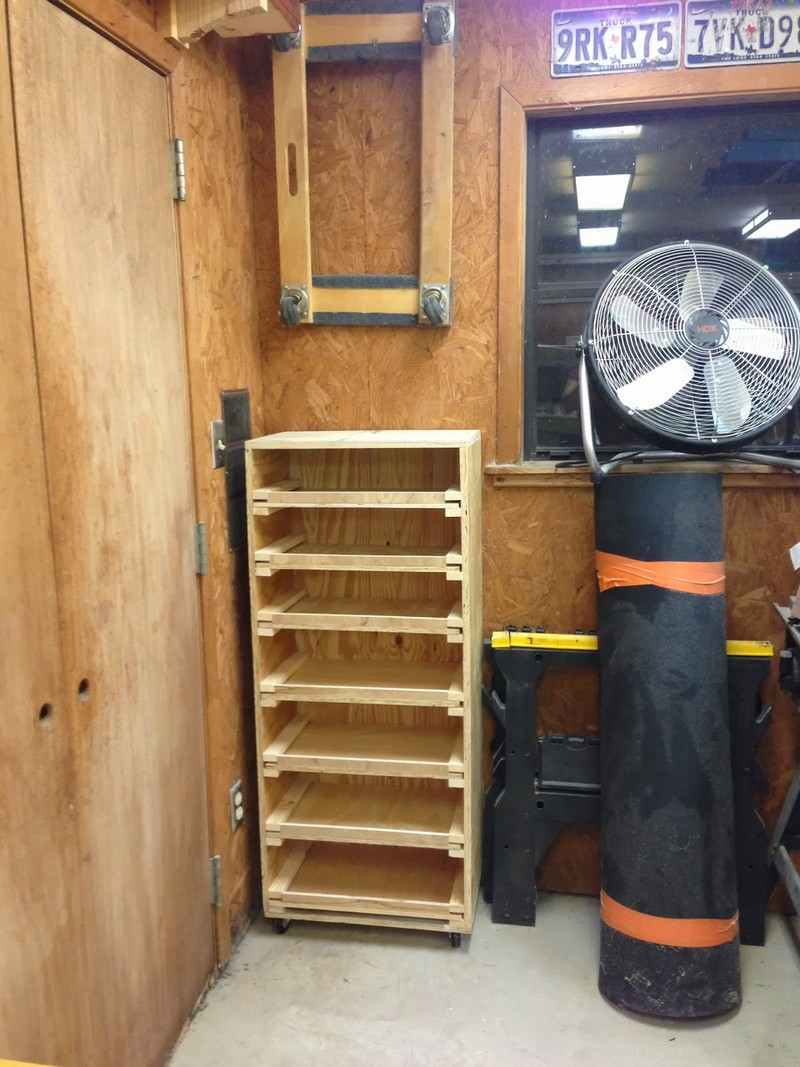 DIY Paint Storage Cabinet