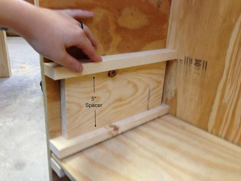 DIY Paint Storage Cabinet