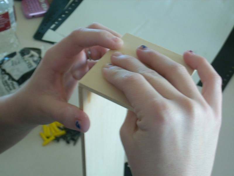 DIY Pantry Door Spice Racks - Assembling the Pantry Door Spice Racks