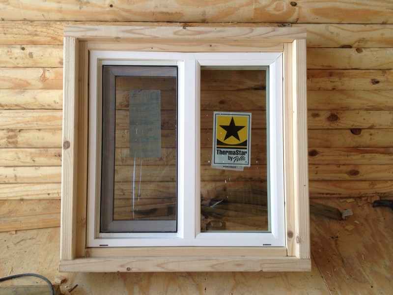 DIY Tiny Cabin - Cabin Window