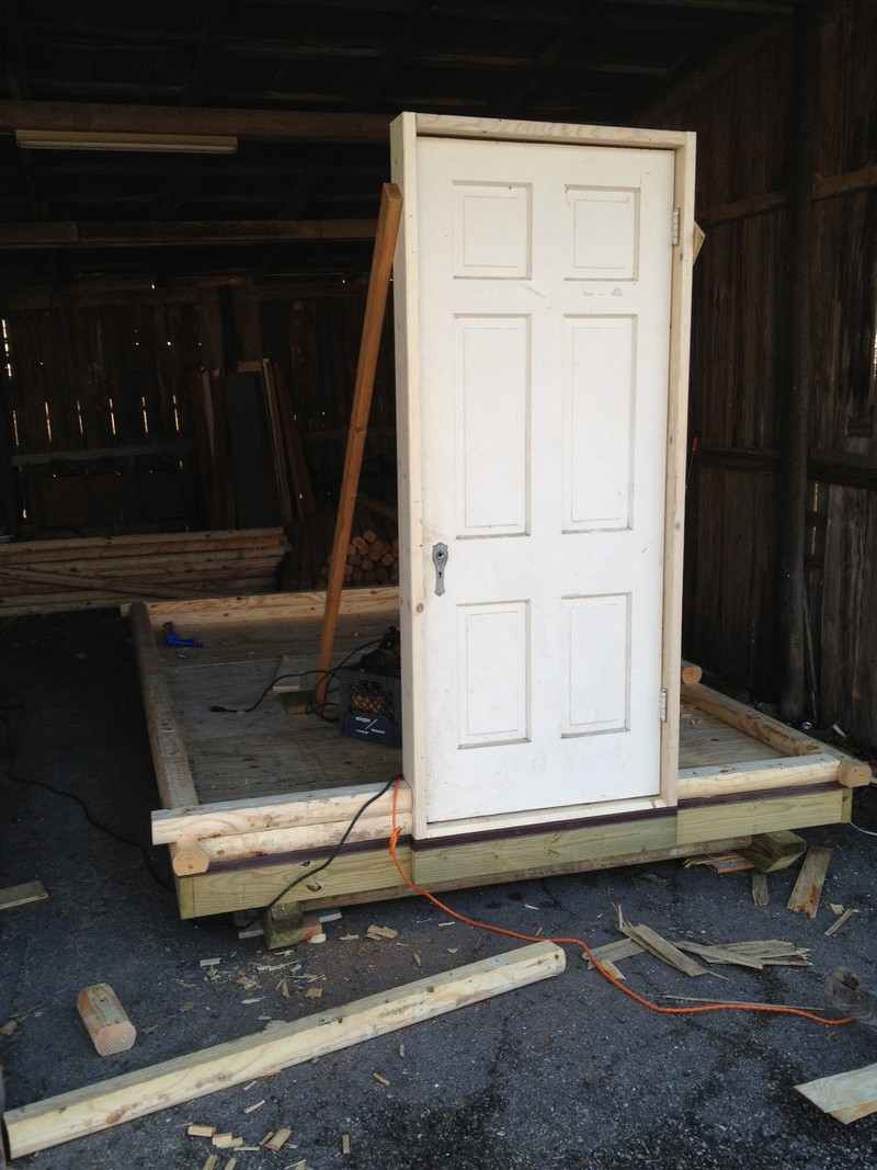 DIY Tiny Cabin - Cabin Door
