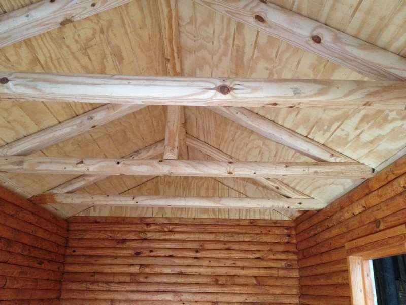 DIY Tiny Cabin - Roof Beams