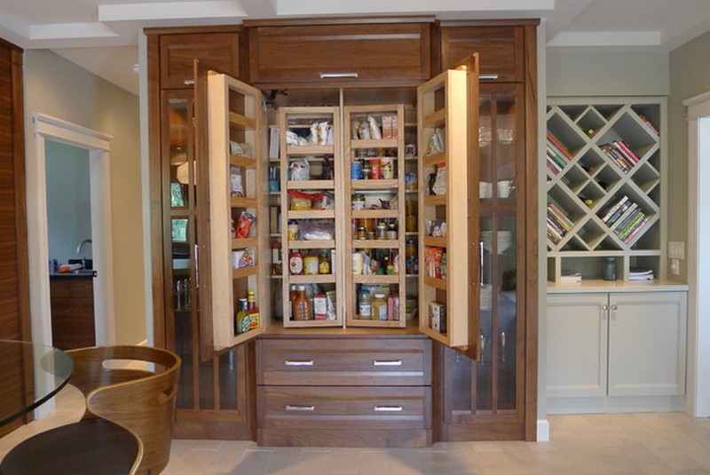 Pantry Cabinet Ideas - Pantry with Drawer