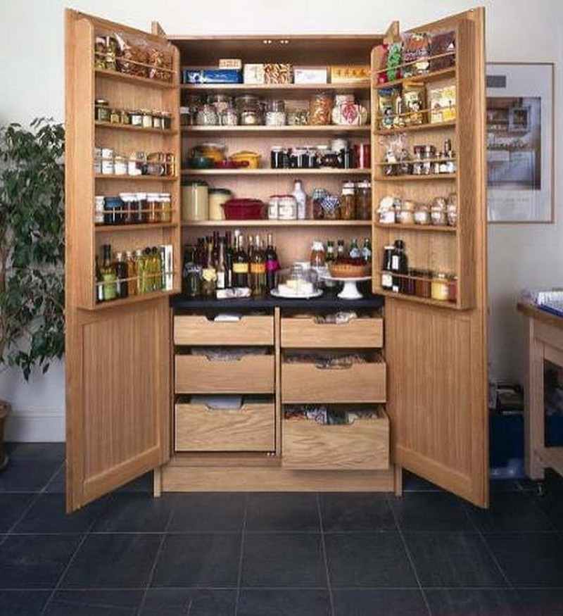 Pantry Cabinet Ideas - Pantry with Drawer