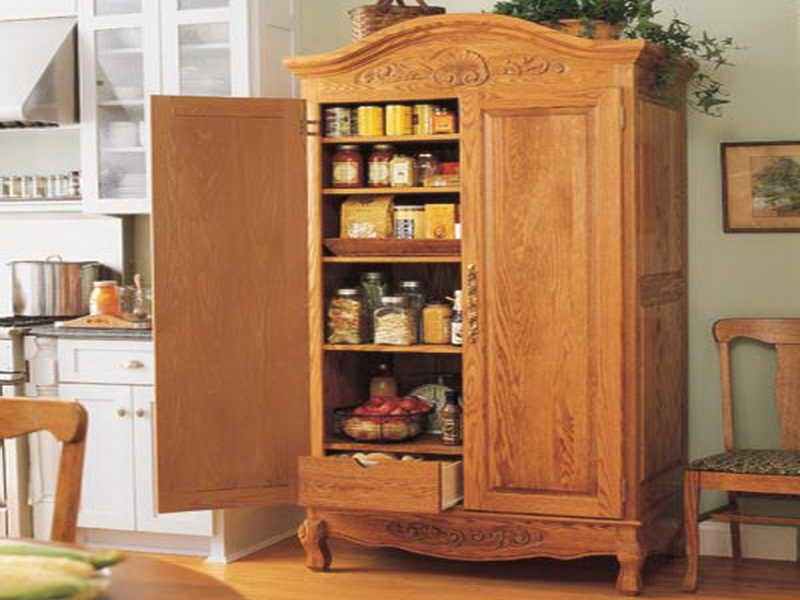 Pantry Cabinet Ideas - Wooden Cabinet