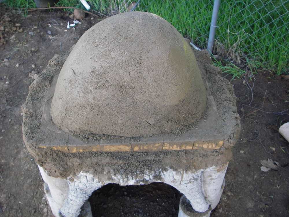 DIY Cob Oven - Sand form