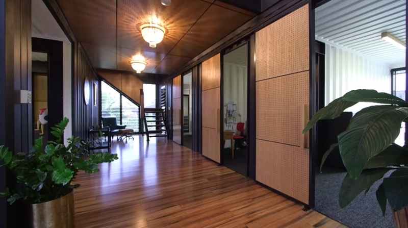 31 container home in Brisbane Australia - Hall-2