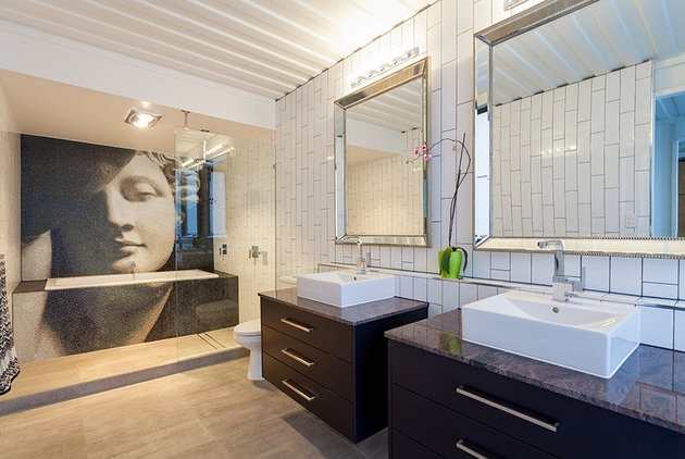 31 container home in Brisbane Australia - Main bathroom