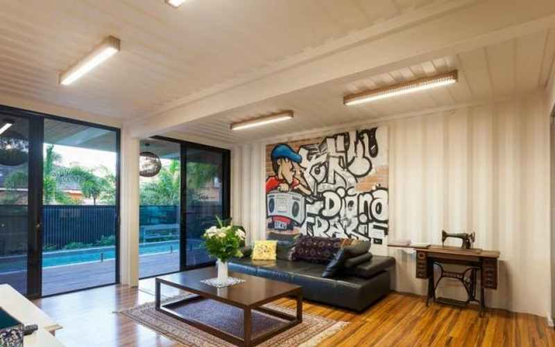 31 container home in Brisbane Australia - Pool room