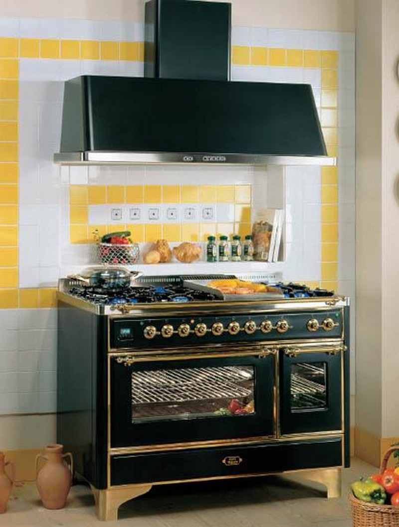 Gas Stove in Retro Style - Lushome