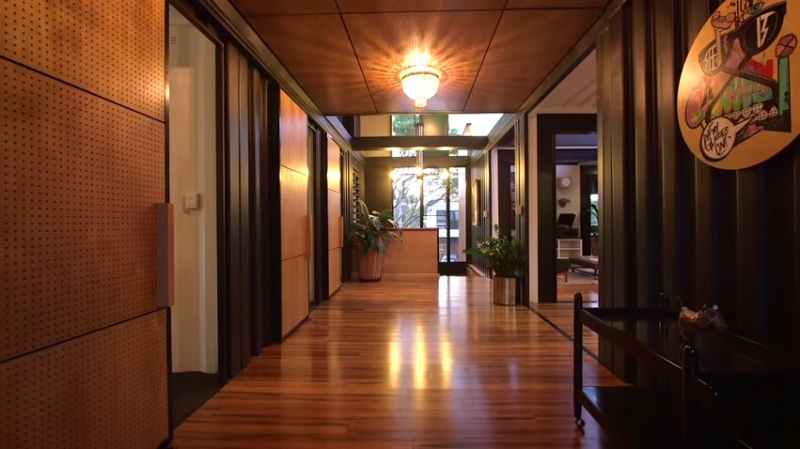 31 container home in Brisbane Australia - Wall panel detail