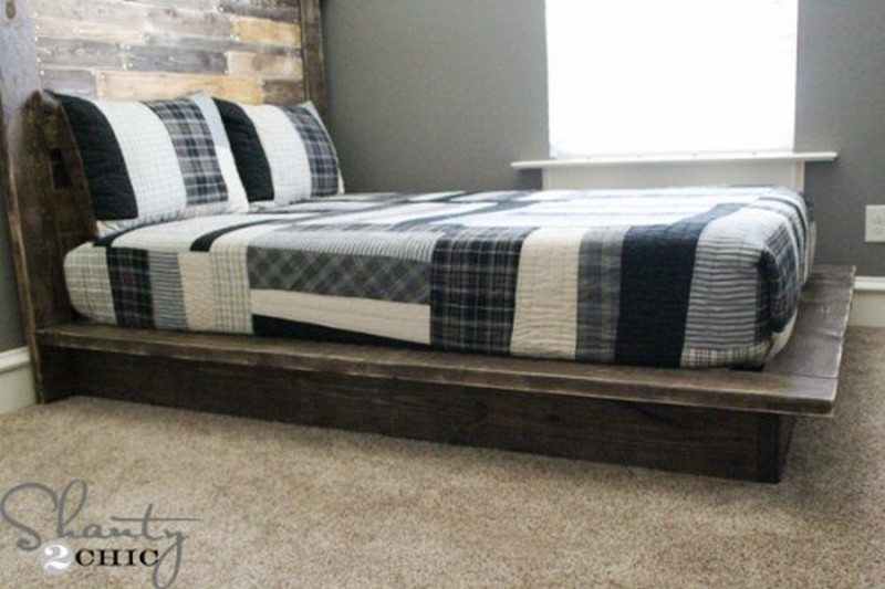 Easy Do-It-Yourself Platform Bed