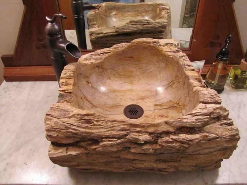 wooden sink 