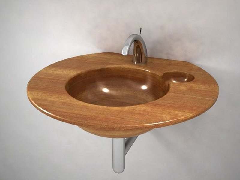 wooden sink 