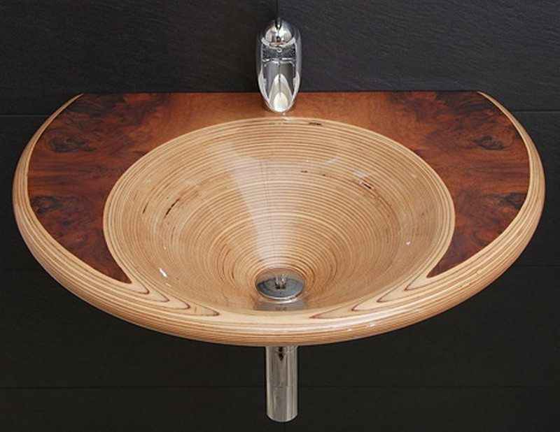 wooden sink 