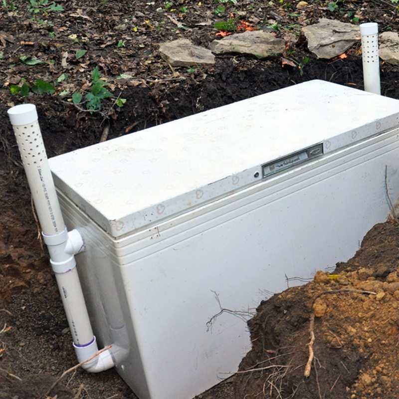 Buried Freezer Root Cellar