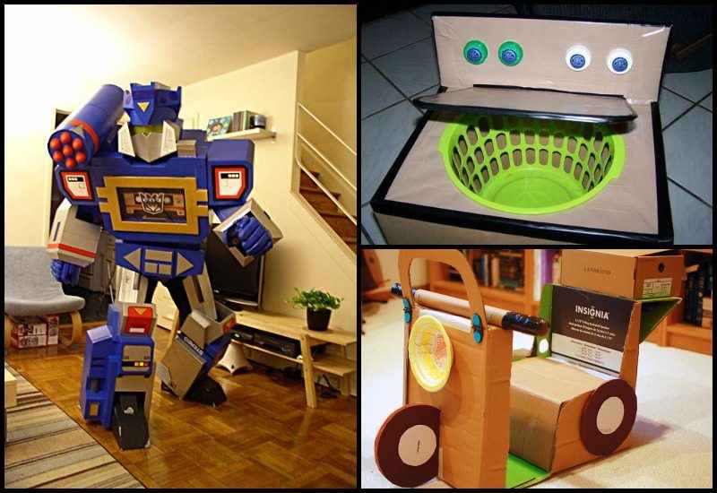 Cardboard Box Projects That Will Blow Your Kids’ Minds