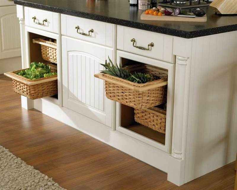 Open Weave Baskets On Drawers