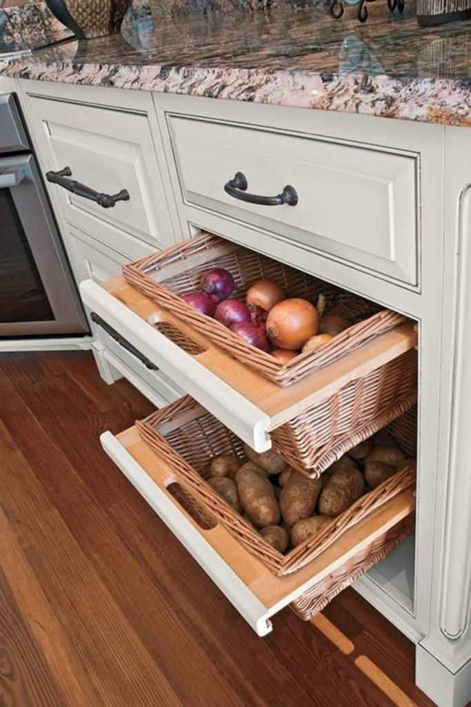 Open Weave Baskets On Drawers