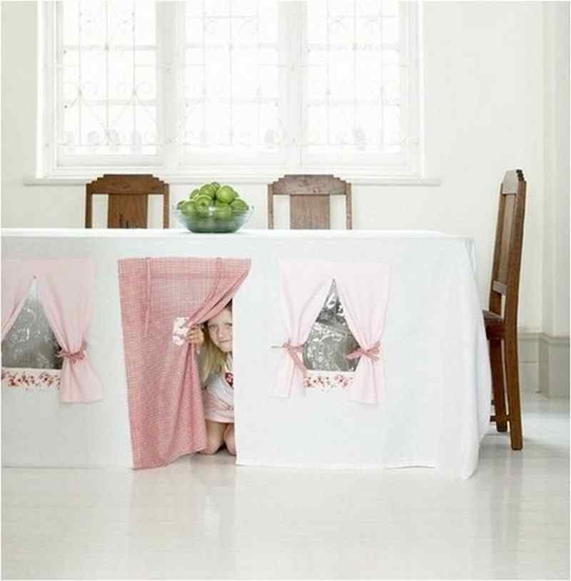 DIY: Tablecloth Play Tent