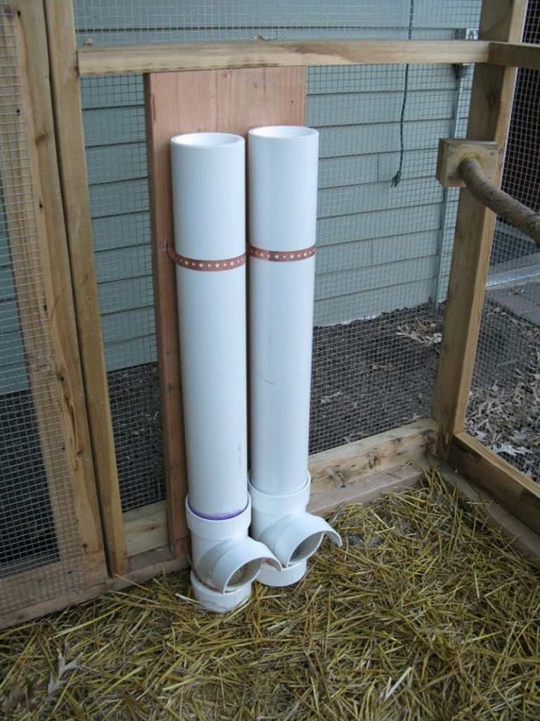 DIY PVC Chicken Feeder