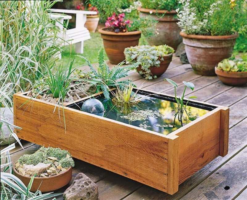One of many backyard pond ideas.