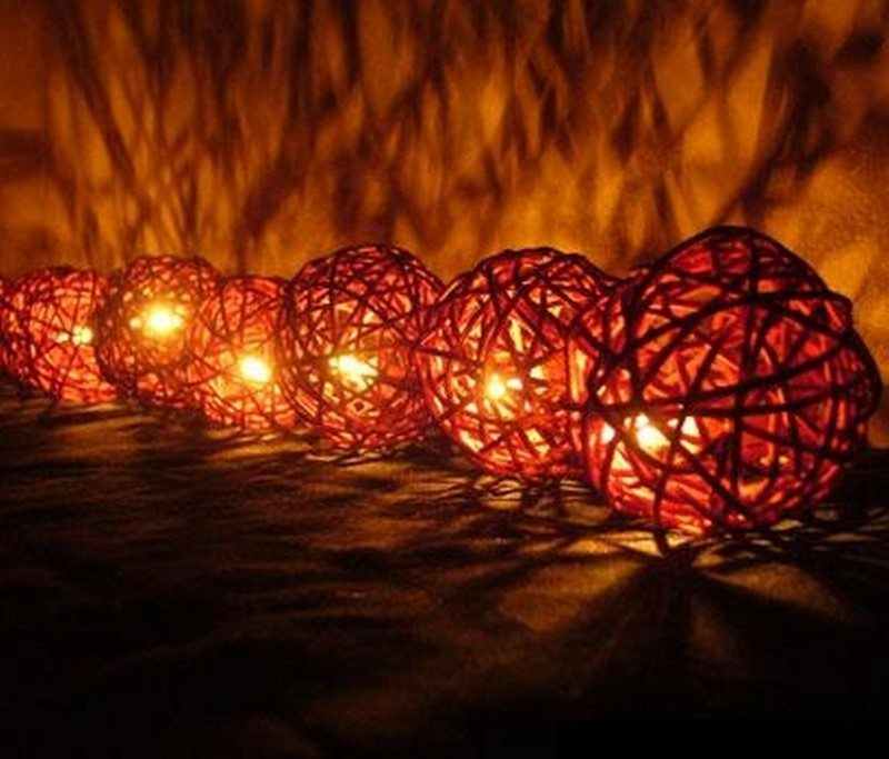 Rattan Ball Lights