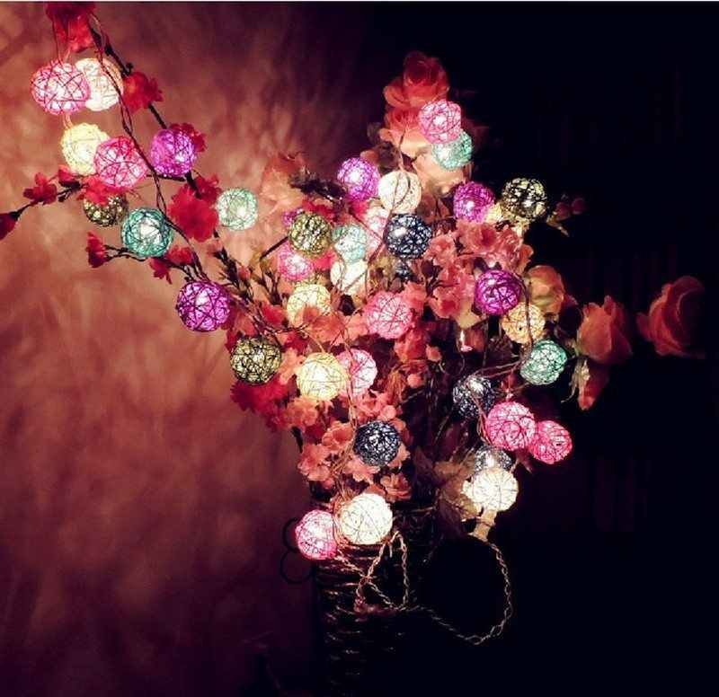 Rattan Ball Lights