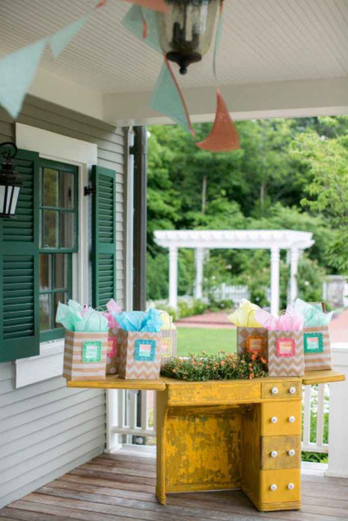 Sewing Table Planter Photo by Emily Weis Photography