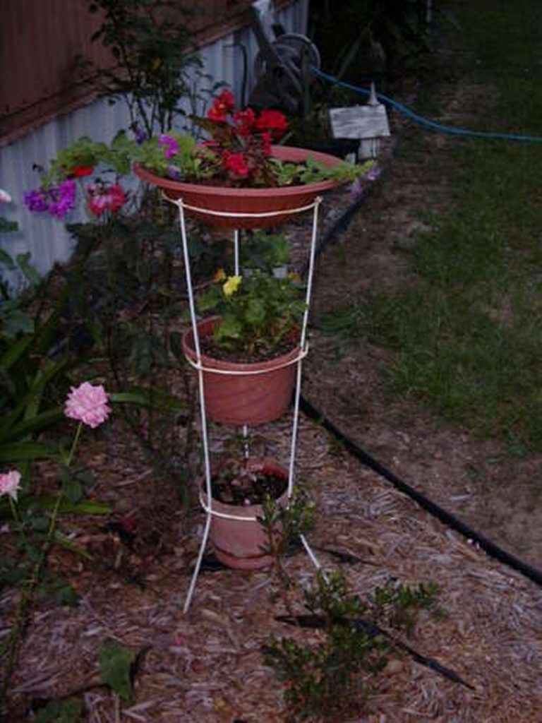 Tomato Cage Bird Bath