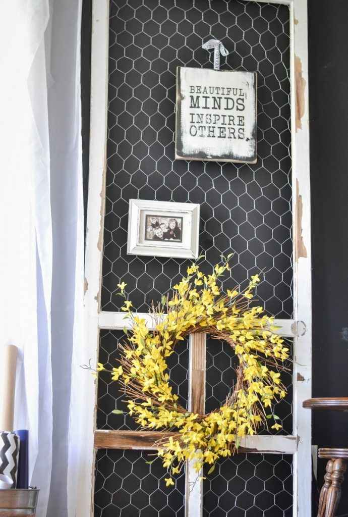 Upcycled Screen Door