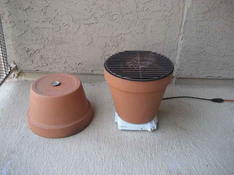 DIY Clay Pot Smoker