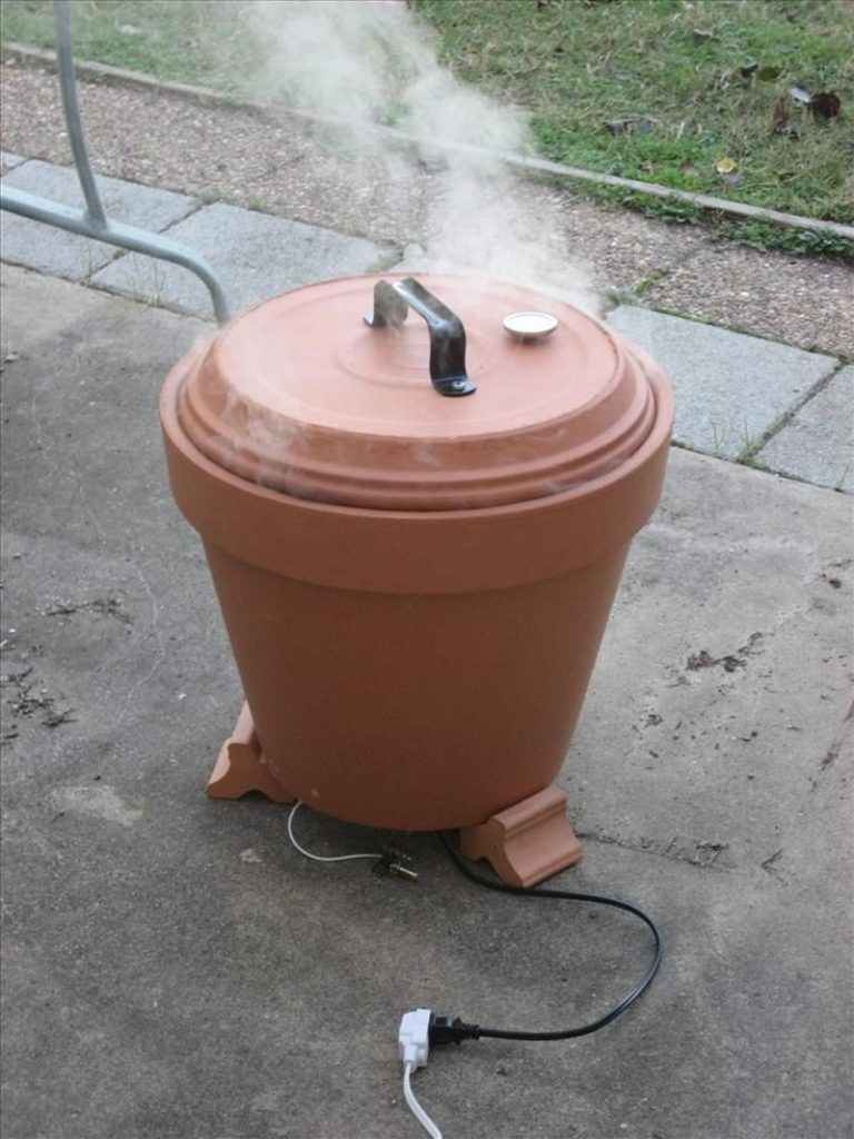 DIY Clay Pot Smoker