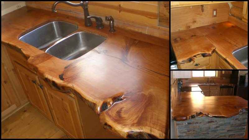 Rustic Timber Countertop Main Image