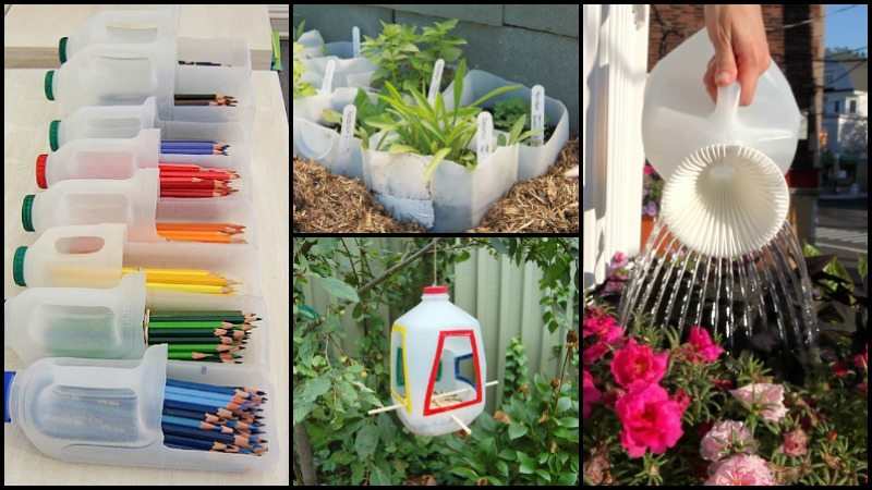 Repurposed Plastic Milk Jug Ideas Main Image