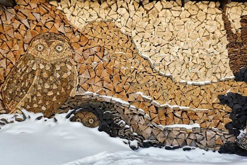 Wood Stacking Art