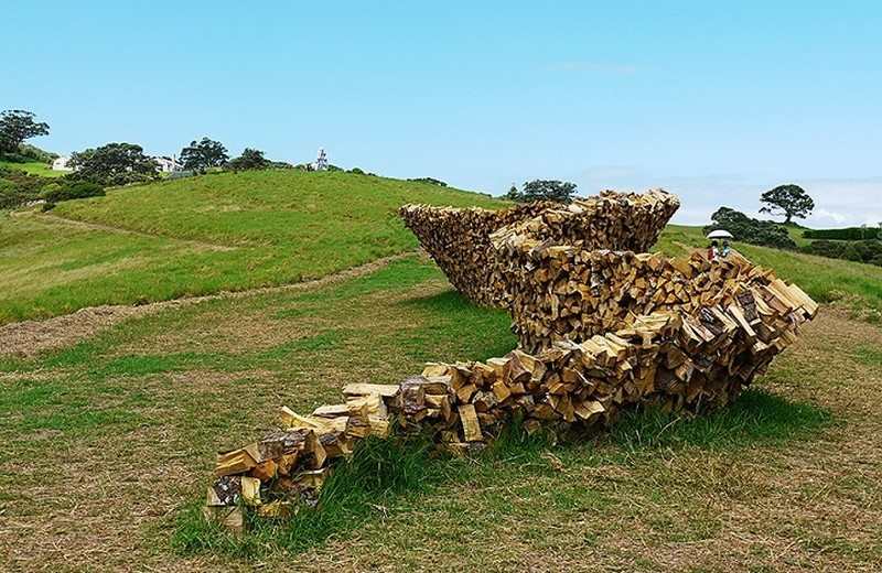 Wood Stacking Art