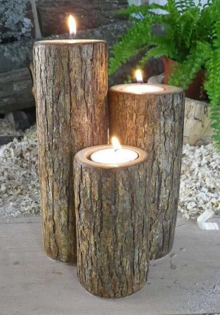 Rustic Log Decor Ideas