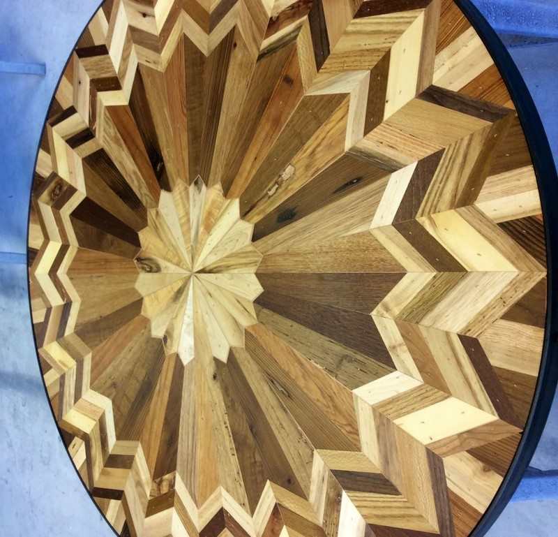 Quilt Tables from Salvaged Wood