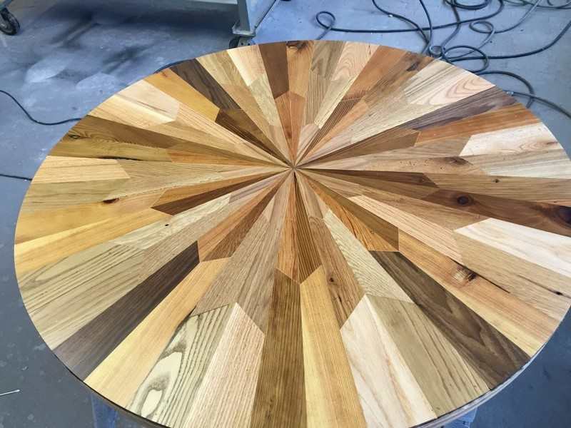 Quilt Tables from Salvaged Wood
