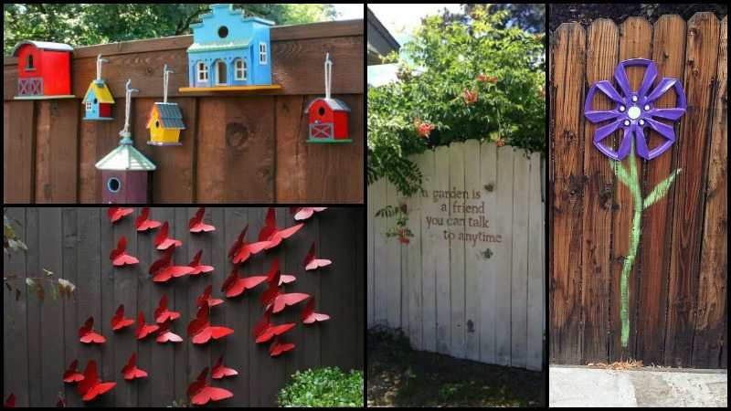 Fence Decor Ideas
