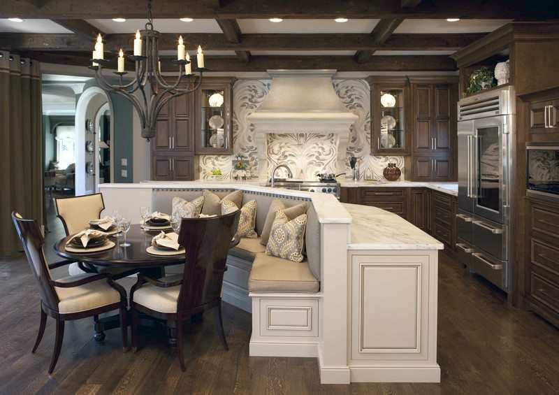 Kitchen Island With Built-in Seating