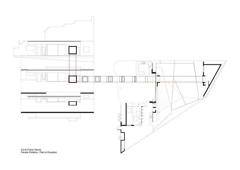 Drawing of the Cut and Frame Grange Park, London N21, United Kingdom