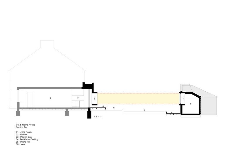 Drawing of the Cut and Frame Grange Park, London N21, United Kingdom