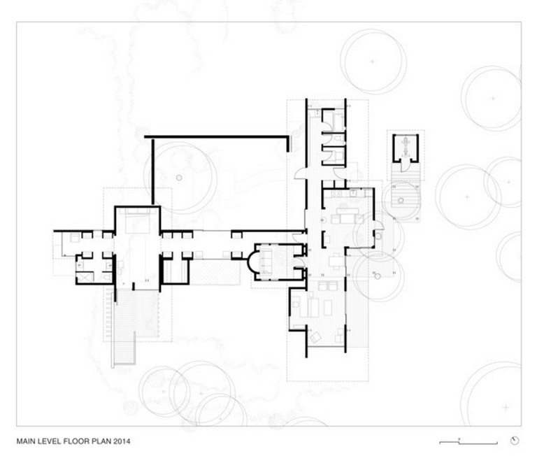 Drawing of the Cabin at Longbranch