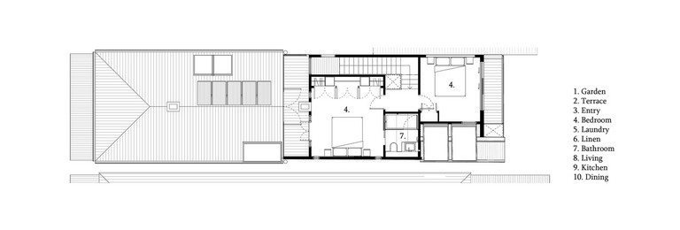 Drawing: A Small Residence in Hawthorn VIC, Australia